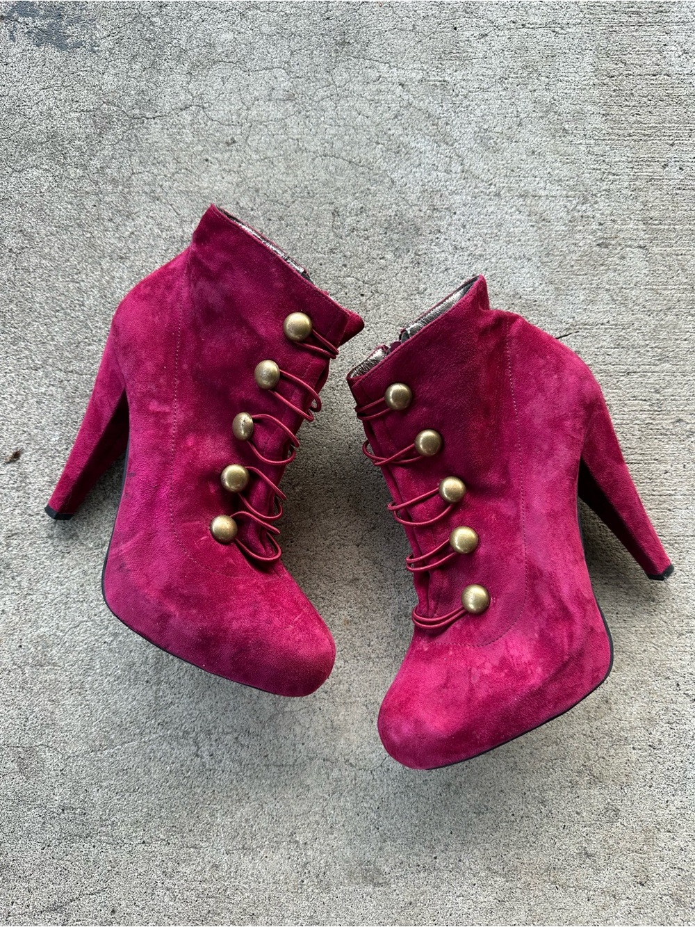 Jeffrey Campbell Sgt Pepper Platform Ankle Booties
